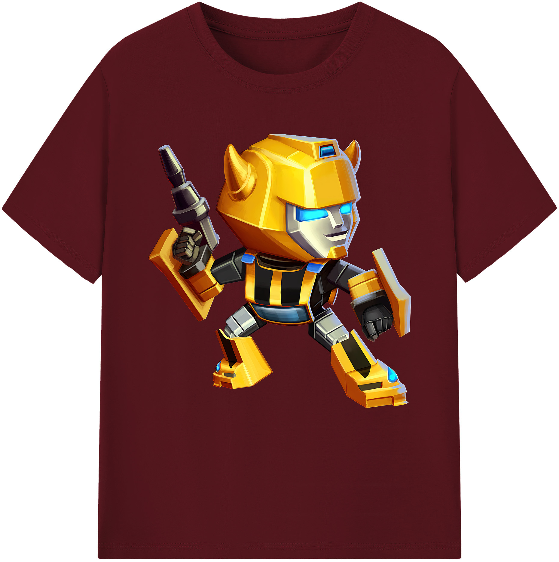 （画像用） Transformers トランスフォーマー 綿100％半袖Tシャツ（フロントプリント）